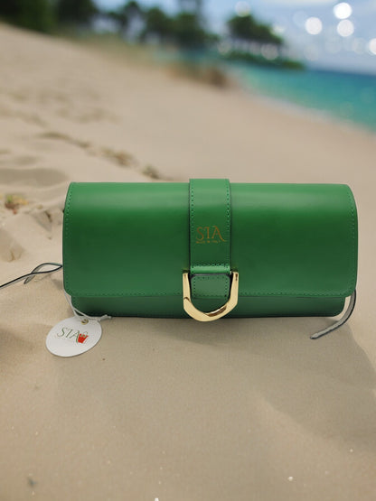 Elegant Green Clutch