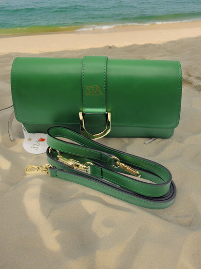 Elegant Green Clutch